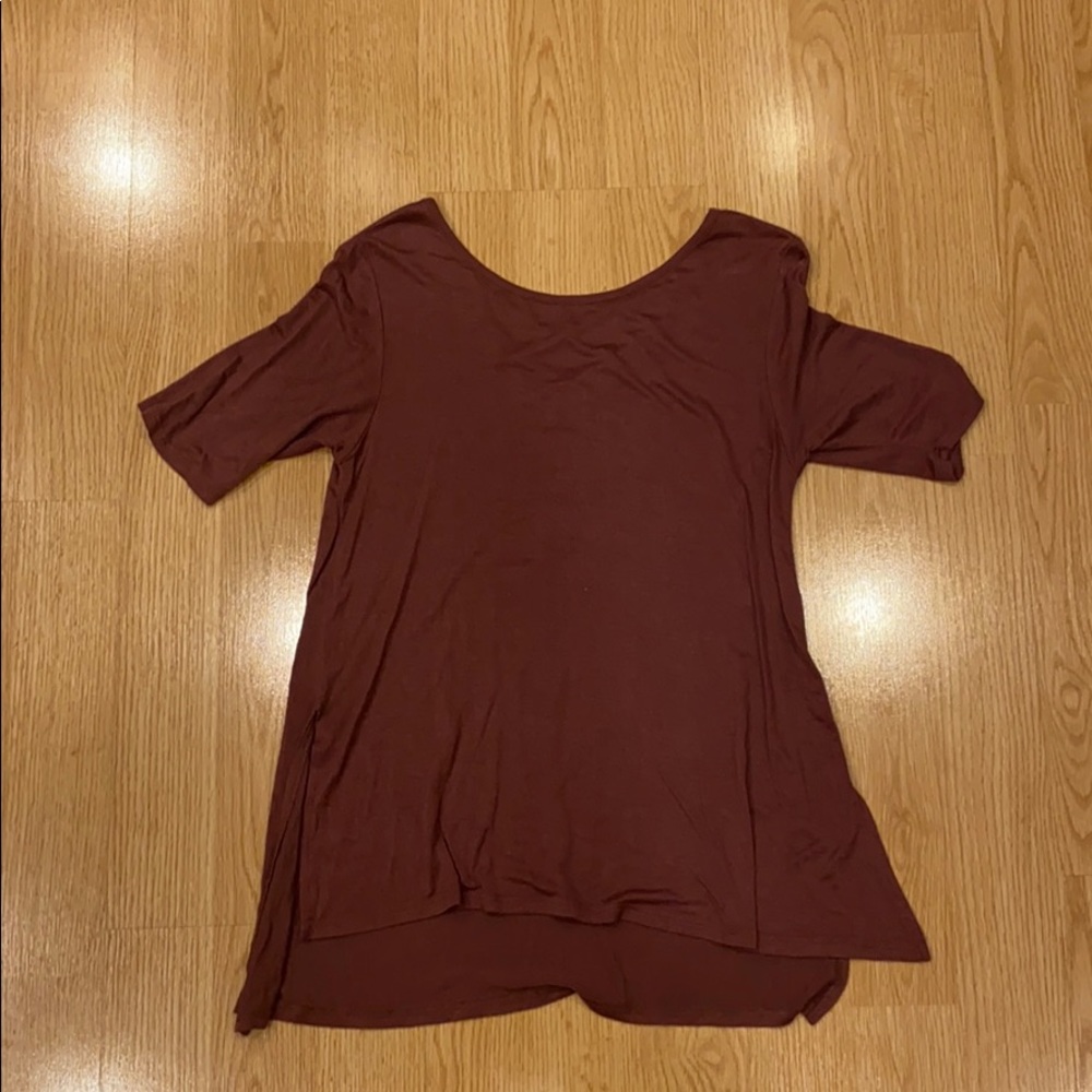 Maroon Tee